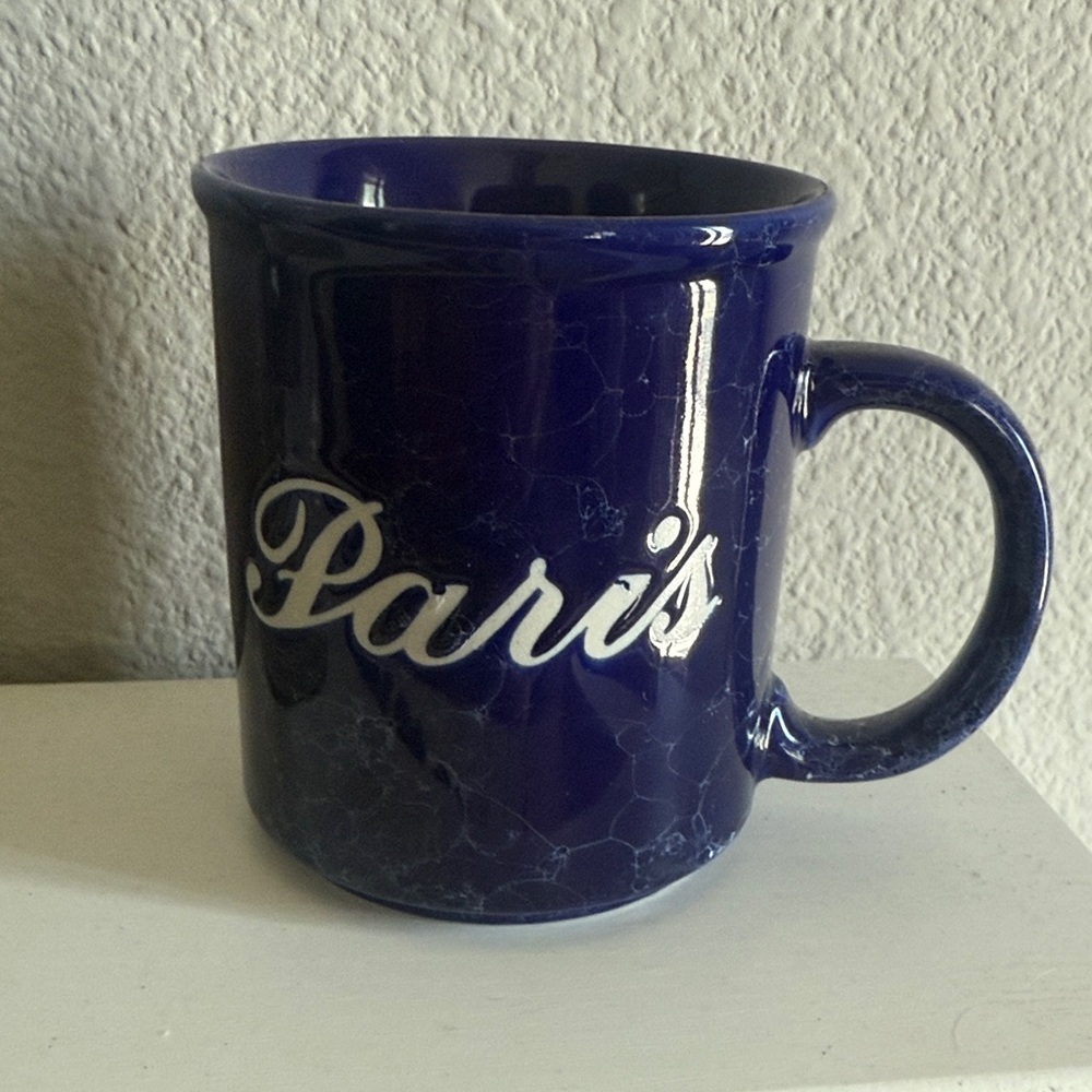 Blue Paris Mug - Picture 1 of 5